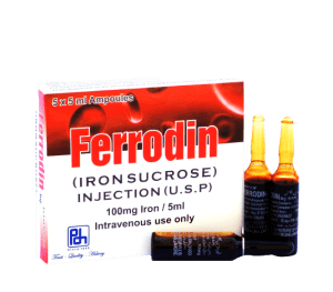 Ferrodin (Injection 100mg Iron / 5ml ) – PDH LABORATORIES (PVT) LIMITED